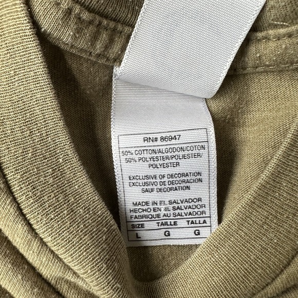 Rolling Stones Tongue Logo World Tour Graphic Green Unisex Concert Shirt Size L - Picture 3 of 5